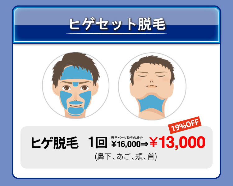 脱毛体験キャンペーン　2ヶ月0円（税込）