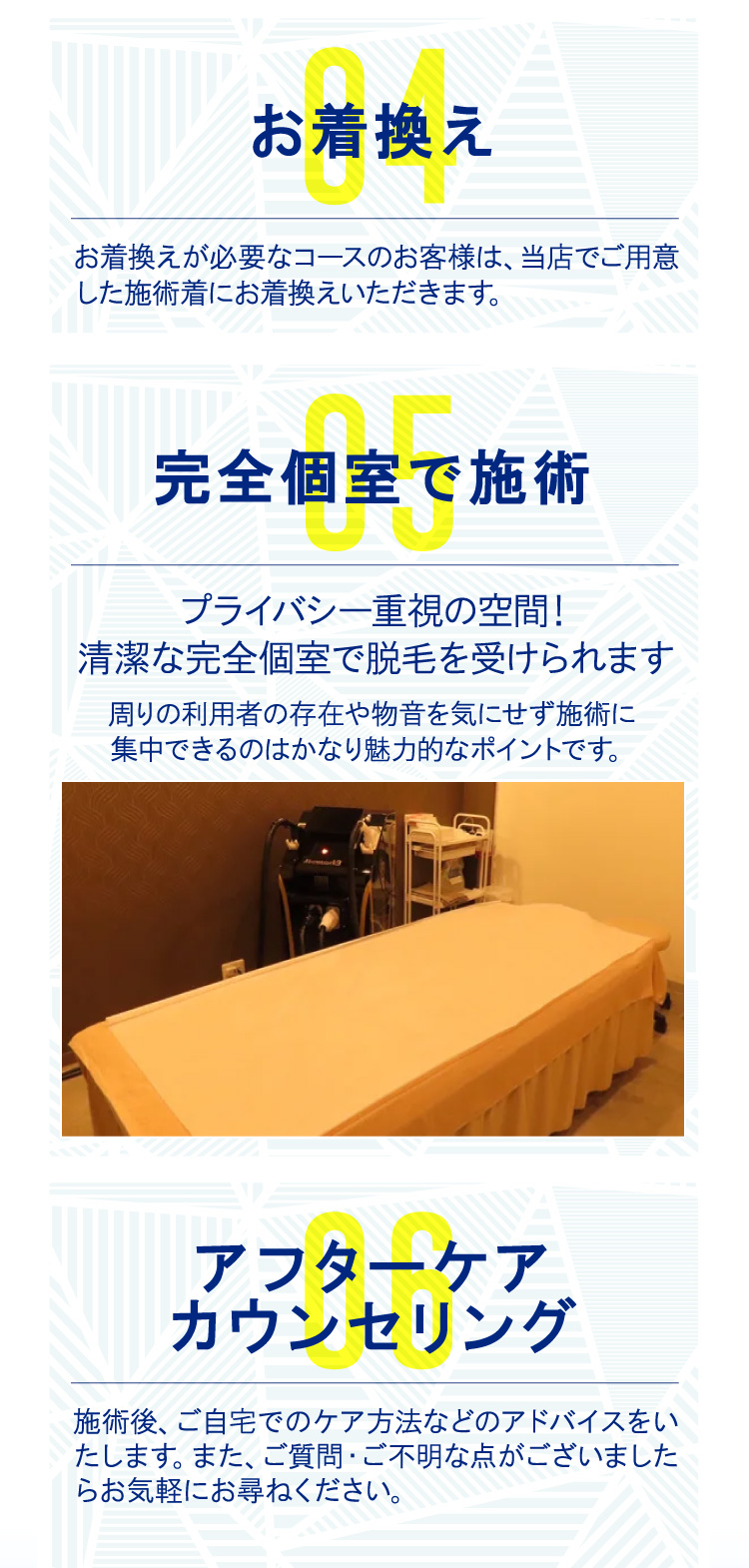 脱毛体験キャンペーン　2ヶ月0円（税込）